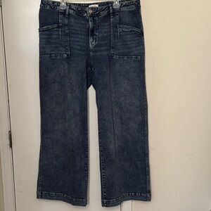 Maurices Dark Blue Flare Jeans
